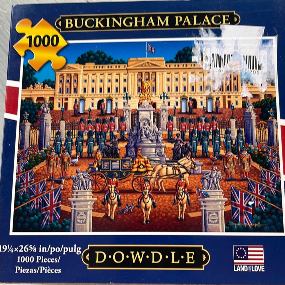 Blue and Red Royal Ceremony Puzzle 1000 Pieces